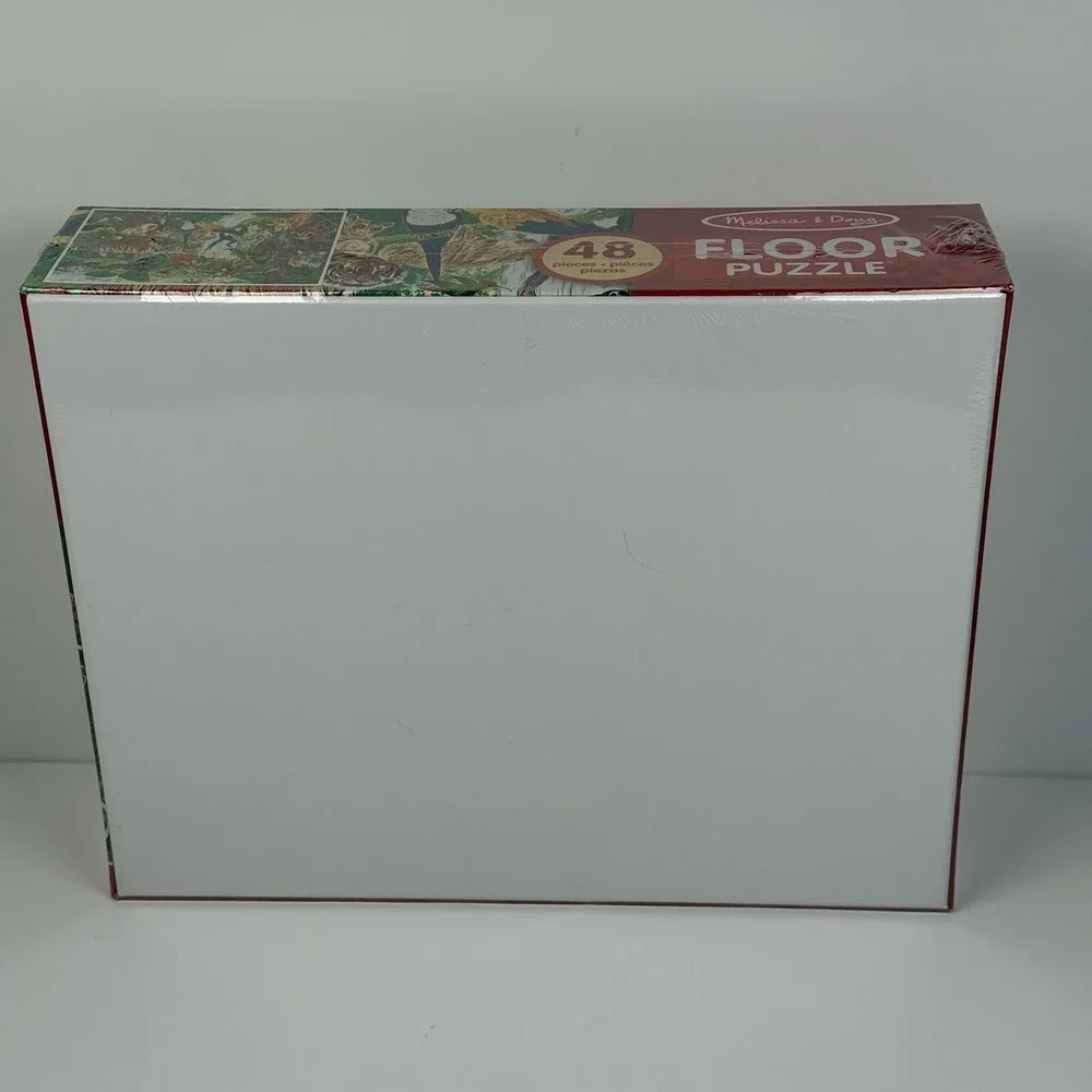 Melissa & Doug Rain Forest Floor Puzzle 3x2 ft 48 Pieces Ages 3+ Toddler